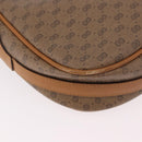 GUCCI Micro GG Supreme Shoulder Bag PVC Beige Gold Auth 187795-12