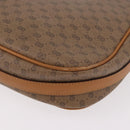 GUCCI Micro GG Supreme Shoulder Bag PVC Beige Gold Auth 187795-13