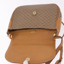 GUCCI Micro GG Supreme Shoulder Bag PVC Beige Gold Auth 187795-15