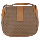 GUCCI Micro GG Supreme Shoulder Bag PVC Beige Gold Auth 187795-3