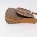 GUCCI Micro GG Supreme Shoulder Bag PVC Beige Gold Auth 187795-4