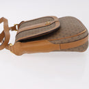 GUCCI Micro GG Supreme Shoulder Bag PVC Beige Gold Auth 187795-5