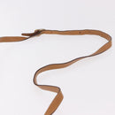 GUCCI Micro GG Supreme Shoulder Bag PVC Beige Gold Auth 187795-8