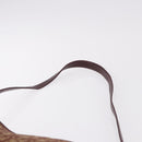 Christian Dior Trotter Canvas Shoulder Bag Red Gold Auth 187796-8