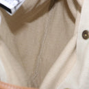 HERMES Aline PM Shoulder Bag Cotton Beige Gold Auth 187797A-17