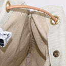HERMES Aline PM Shoulder Bag Cotton Beige Gold Auth 187797A-18