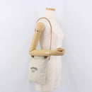 HERMES Aline PM Shoulder Bag Cotton Beige Gold Auth 187797A-20