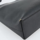 GUCCI Shoulder Bag Leather Black Silver 001 3297 Auth 187800-14