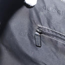 GUCCI Shoulder Bag Leather Black Silver 001 3297 Auth 187800-21