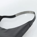GUCCI Shoulder Bag Leather Black Silver 001 3297 Auth 187800-8