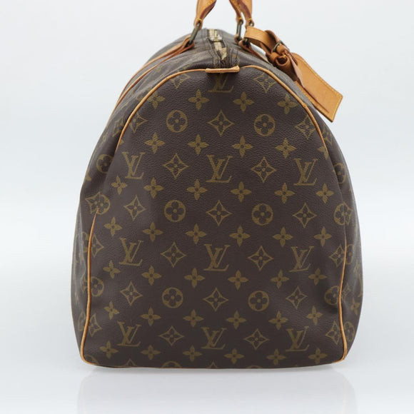 LOUIS VUITTON Monogram Keepall 55 Boston Bag M41424 LV Auth 187801A