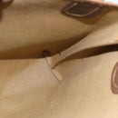 GUCCI GG Supreme Web Sherry Line Tote Bag PVC Beige Auth 187804-18