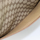 GUCCI GG Supreme Web Sherry Line Tote Bag PVC Beige Auth 187804-12