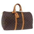 LOUIS VUITTON Monogram Keepall 45 Boston Bag M41428 LV Auth 187805A-1