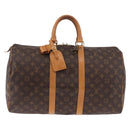 LOUIS VUITTON Monogram Keepall 45 Boston Bag M41428 LV Auth 187805A-13