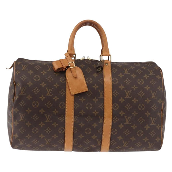 LOUIS VUITTON Monogram Keepall 45 Boston Bag M41428 LV Auth 187805A