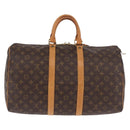 LOUIS VUITTON Monogram Keepall 45 Boston Bag M41428 LV Auth 187805A-2