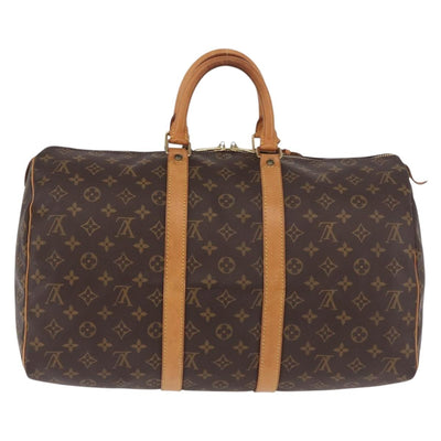 LOUIS VUITTON Monogram Keepall 45 Boston Bag M41428 LV Auth 187805A - 0