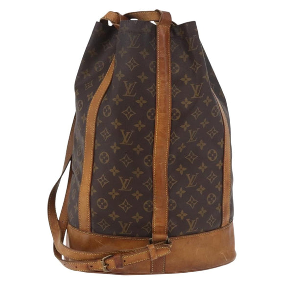 LOUIS VUITTON Monogram Randonnee GM Shoulder Bag M42244 LV Auth 187806