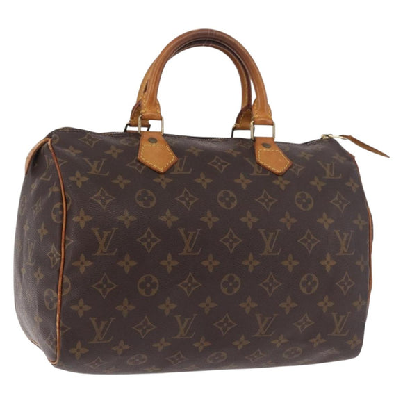 LOUIS VUITTON Monogram Speedy 30 Hand Bag M41526 LV Auth 187807