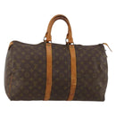 LOUIS VUITTON Monogram Keepall 45 Boston Bag M41428 LV Auth 187808-1