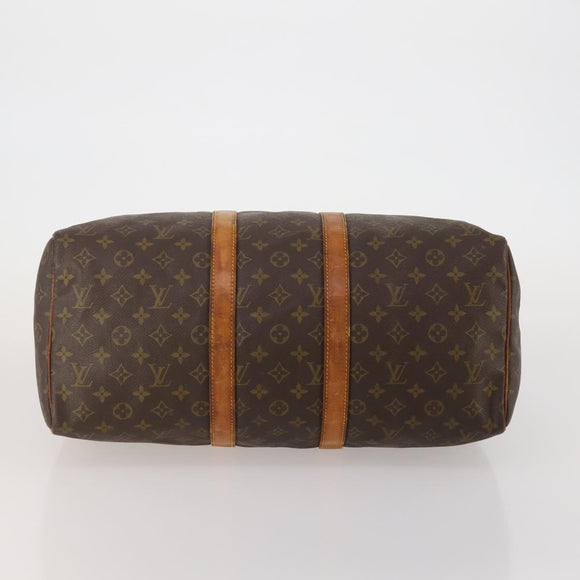 LOUIS VUITTON Monogram Keepall 45 Boston Bag M41428 LV Auth 187808