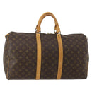 LOUIS VUITTON Monogram Keepall 50 Boston Bag M41426 LV Auth 187809-1