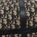 Christian Dior Trotter Canvas Hand Bag Navy Silver Auth 187811-10