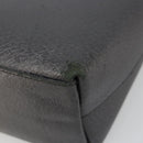 GUCCI Bamboo Hand Bag Leather Black Gold 001 3444 1887 Auth 187814-11