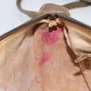 GUCCI GG Supreme Web Sherry Line Bag PVC Beige Gold 89 02 032 Auth 187818-20