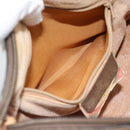 GUCCI GG Supreme Web Sherry Line Bag PVC Beige Gold 89 02 032 Auth 187818-22