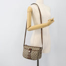 GUCCI GG Supreme Web Sherry Line Bag PVC Beige Gold 89 02 032 Auth 187818-26