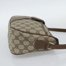 GUCCI GG Supreme Web Sherry Line Bag PVC Beige Gold 89 02 032 Auth 187818-5