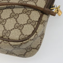 GUCCI GG Supreme Shoulder Bag PVC Beige Gold 97 02 068 Auth 187819-12