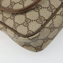 GUCCI GG Supreme Shoulder Bag PVC Beige Gold 97 02 068 Auth 187819-13