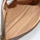 GUCCI GG Supreme Shoulder Bag PVC Beige Gold 97 02 068 Auth 187819-17
