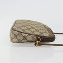 GUCCI GG Supreme Shoulder Bag PVC Beige Gold 97 02 068 Auth 187819-4