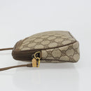 GUCCI GG Supreme Shoulder Bag PVC Beige Gold 97 02 068 Auth 187819-5