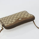 GUCCI GG Supreme Shoulder Bag PVC Beige Gold 97 02 068 Auth 187819-6