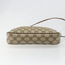 GUCCI GG Supreme Shoulder Bag PVC Beige Gold 97 02 068 Auth 187819-9