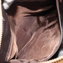 CELINE Macadam Canvas Hand Bag PVC Beige Gold Auth 187822-23