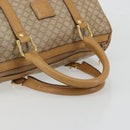 CELINE Macadam Canvas Hand Bag PVC Beige Gold Auth 187822-9