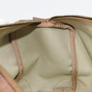 GUCCI GG Supreme Web Sherry Line Hand Bag PVC Beige Gold Auth 187823-21