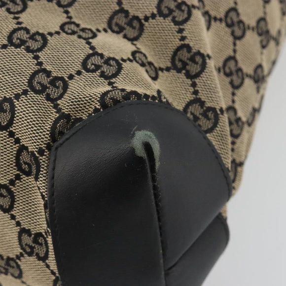 GUCCI GG Canvas Tote Bag Beige 019 0401 Auth 187824