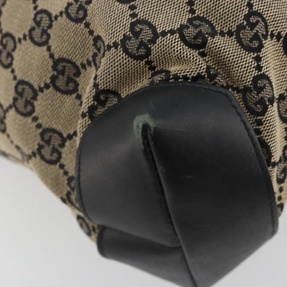 GUCCI GG Canvas Tote Bag Beige 019 0401 Auth 187824