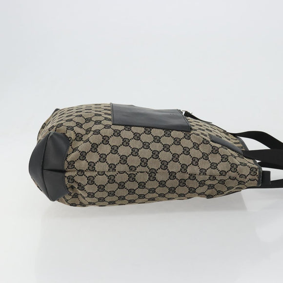 GUCCI GG Canvas Tote Bag Beige 019 0401 Auth 187824