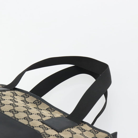 GUCCI GG Canvas Tote Bag Beige 019 0401 Auth 187824