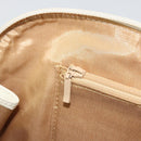BURBERRY Nova Check Hand Bag Canvas Beige Silver Auth 187825A-20