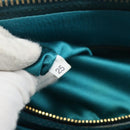 Miu Miu Hand Bag Leather 2way Turquoise Blue Gold Auth 187827-12