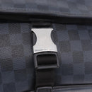 LOUIS VUITTON Damier Grafitte Daniel MM Shoulder Bag N58029 LV Auth 187829-18